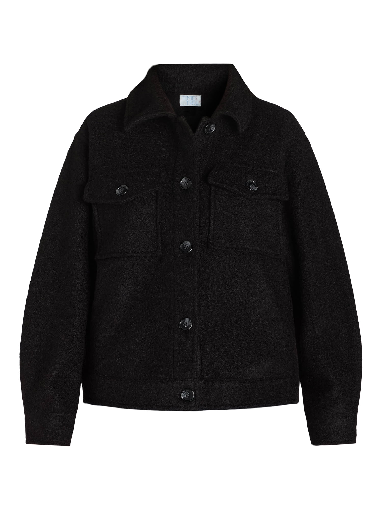 Time and Tru Women's Boucle Jacket, Sizes S-XXXL