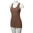 thumbnail image 5 of A2Y Women's Basic Solid Soft Cotton Scoop Neck Racer-Back Tank Top, 5 of 6