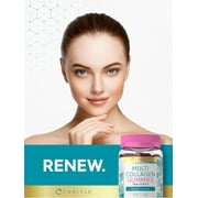 Collagen | 60 Gummies | Multi Collagen Complex | Mixed Berry Flavor | Non-GMO, Gluten Free | by Carlyle