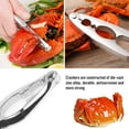 thumbnail image 4 of 9PCS Seafood Tools Set Crab Lobster Crackers Forks Opener Shellfish Lobster Crab Leg Sheller Stainless Steel Nut Cracker Sets, 4 of 10