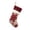 C, variant on 18 Inch Burlap Christmas Stocking with Cat/Reindeer/Deer Design, Buffalo Plaid Cuff Xmas Sock for Holiday Decor,1PC,D