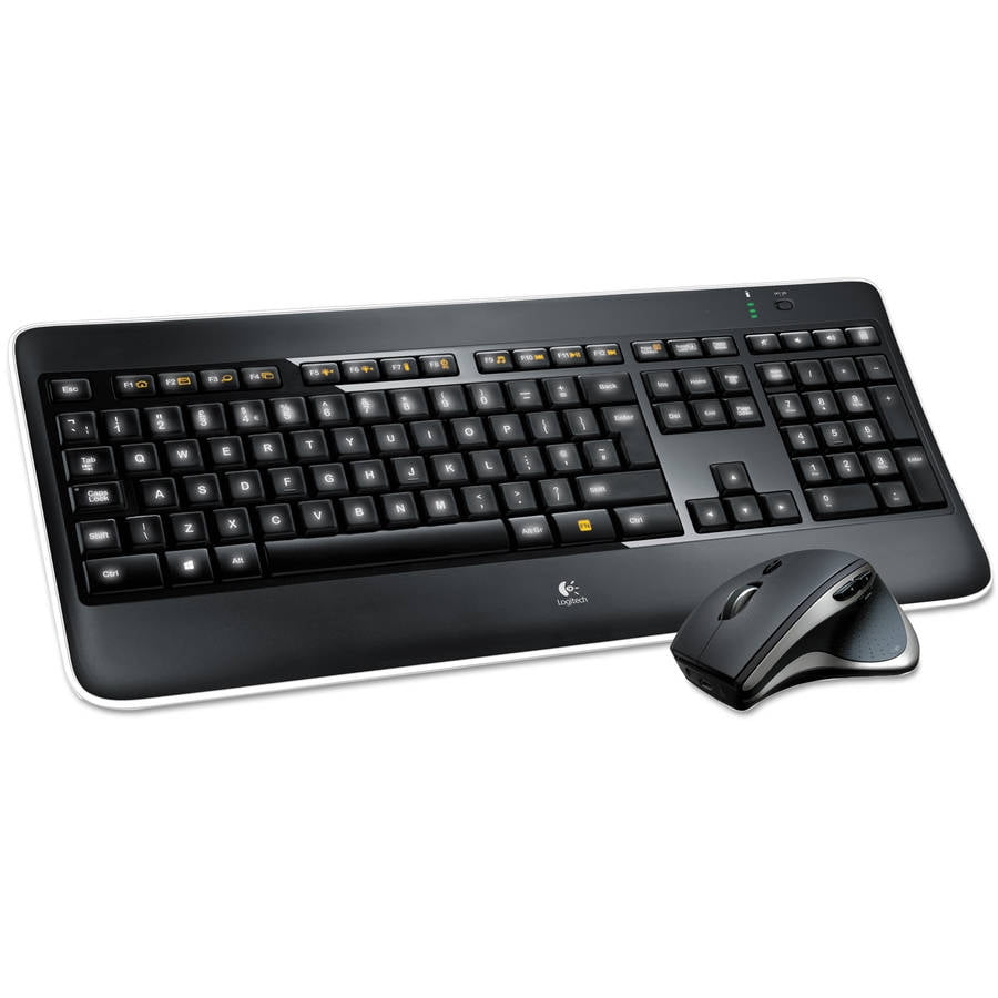 gitech Wireless Combo MX800 Illuminated Keyboard Mouse - Walmart.com