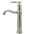 thumbnail image 2 of Novatto BM-008BN Madison Single Hole Bathroom Vessel Faucet in Brushed Nickel, 2 of 6