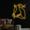 thumbnail image 2 of Glowneon Man Kiss Woman Neck Neon Sign, Couple M a k i n g Love LED, S e x y Couple Neon Light, 2 of 5