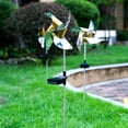 thumbnail image 3 of Outdoor LED Solar Ground Windmill Light Garden Patio Lawn Landscape Decorative Lamp, 3 of 10