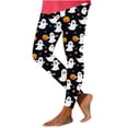 thumbnail image 2 of Ounisa Women's Halloween Graphic Yoga Leggings, Breathable Stretchy Tights with Lifting Effect for Gym Running Lounge Wear, 2 of 4