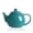 Blue-30 oz, variant on Porcelain Teapot 30 oz White With Removable Stainless Steel Infuser