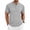 #03 Gray 【Mix & Match: Choose Your Favorites】, variant on Men's Casual Short Sleeve Henley Shirt Blend Knit Top, Casual Henley with Stretch Comfort, Half Button Design, Round Neck, Soft Polyester Rayon Cotton Spandex, Daily | Zenithor,Army Green L