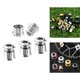 thumbnail image 5 of 4 Uds Pernos Tornillos Dobles Individuales Rueda de Cadena DYNWAVEMX 10 mm Plata, 5 of 7