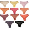 thumbnail image 4 of Alyce Ives Intimates Women’s Lace Bikini Set, Mesh Body, Assorted Colors, L, 12 Pack, 4 of 4