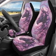 thumbnail image 2 of XYZCANDO Car Seat Covers Rose and Horse Design 2 Piece Car Seat Cover Set Auto Accessories SUV Vehicle Truck Soft Decorative Car Front Seat Covers, 2 of 10