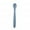 Blue, variant on Sunjoy Tech Long-handled Food Silicone Spoon Baby Feeding Spoon Heat-resistant Soft Tip Infant Training Spoon for Kids