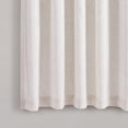 thumbnail image 6 of Lush Decor Ivy Tassel 95" x 40" Solid Neutral 90% , 10% Linen 3" Rod Pocket Pair Window Panel, 6 of 11