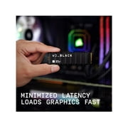 WD_BLACK 4TB SN850X NVMe SSD, Internal Gaming Solid State Drive with Heatsink - WDS400T2XHE-00BCA0