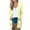 Yellow, variant on cfhntfmh Cardigan for Women Fashion Open Front Long Jackets Summer Loose Long Sleeve Plain Cardigans with Pockets