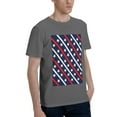 thumbnail image 2 of Bingfone Patriotic Star Men'S Loose Fit Short-Sleeve Pocket T-Shirt, 2 of 7