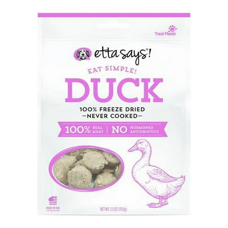 UPC: 0856995008176 | Etta Says 41400817 Freeze-Dried Simple Duck Dog Treat – 2.5 oz