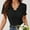 Black, variant on Women's Lace T-Shirt Casual Top (White XL)