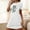 White, variant on Mefallenssiah Women'S Oversized Short Nightgown Fashion Chest Print Short Sleeve Nightdress