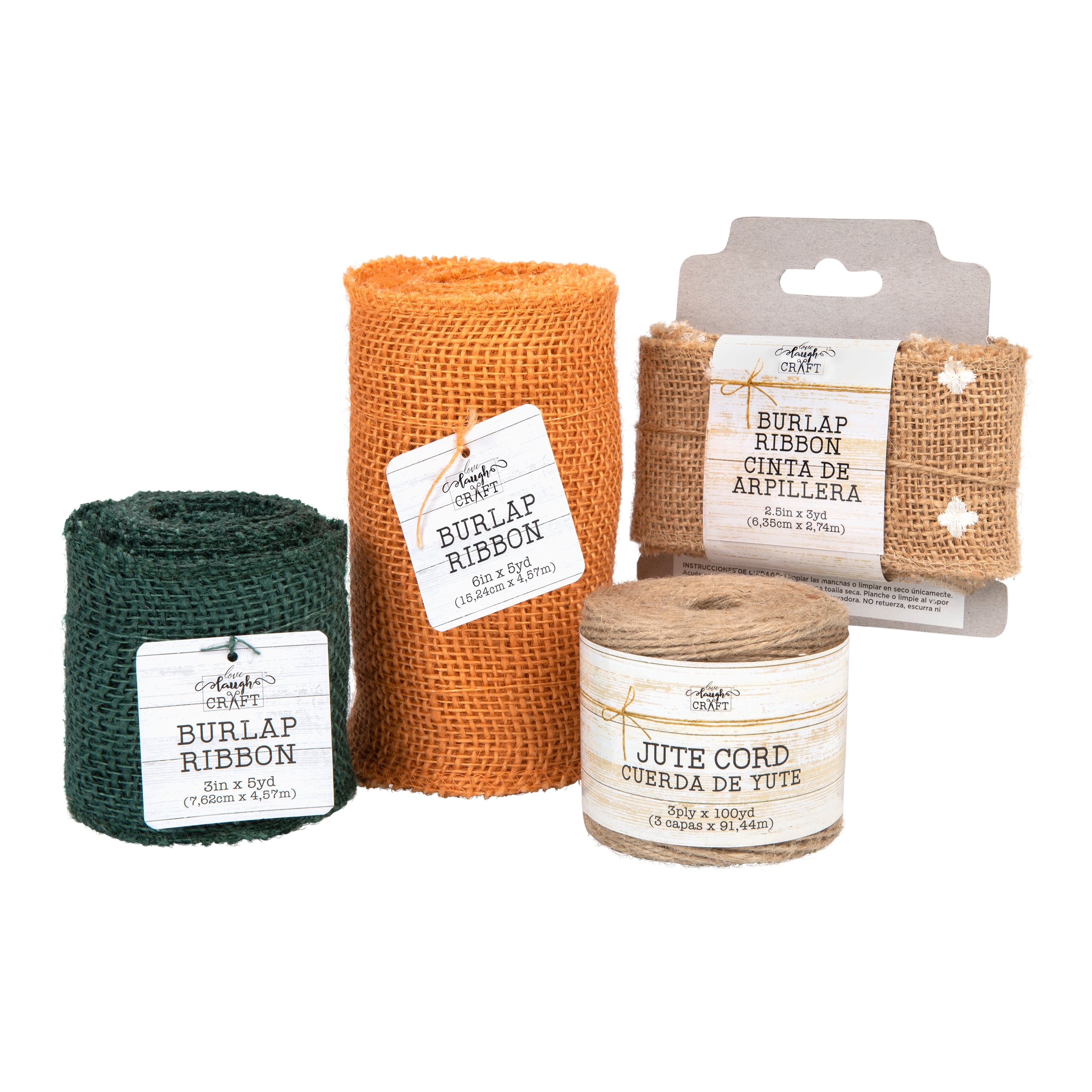 Love, Laugh, Craft DIY Easter Carrot Burlap Wreath Craft Kit, Mango