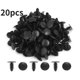 thumbnail image 1 of 20/50Pcs 8mm Auto Fastener Fit Hole Nylon Car Clips Fender Bumper Shield Retainer Plastic Rivet for GM Ford Chrysler, 1 of 5