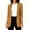 Brown, variant on Women's Plus Size Blazers Solid Color Open Front Casual Long Sleeve Lapel Collar Women' Business Work Office Jacket