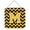 Black, variant on Letter M Chevron Black & Gold Wall or Door Hanging Prints, 6 x 0.02 x 6 in.