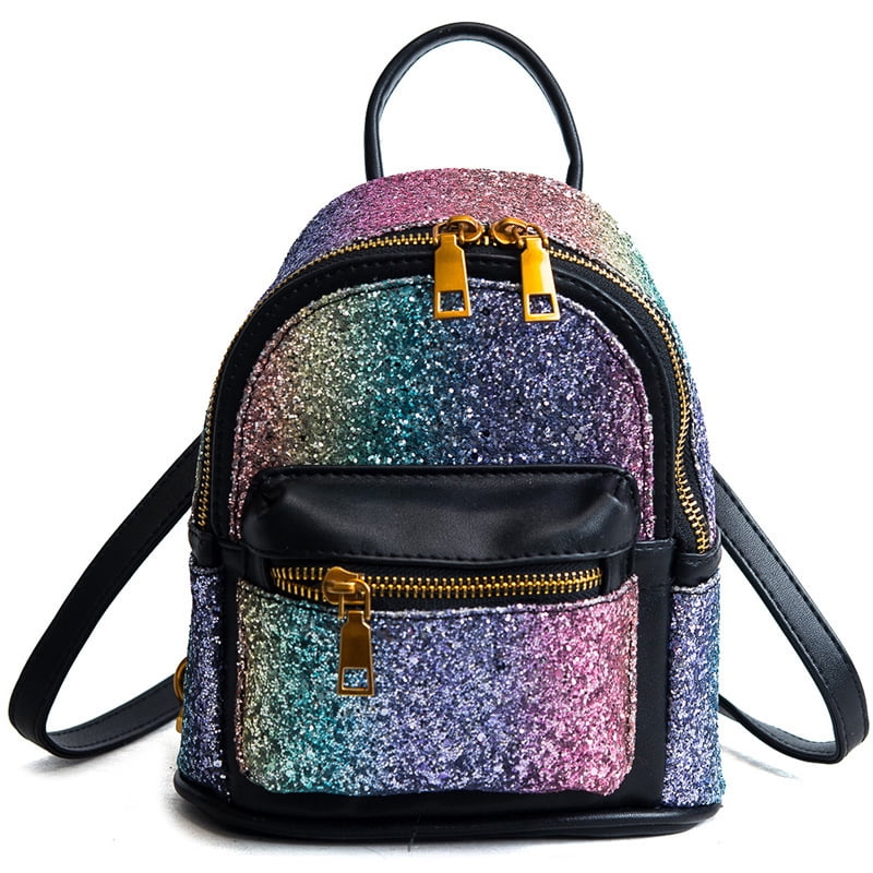 Sequin Mini Backpack Chic Cosplay Daypack Faux Leather Unisex Casual KL928 Women main image 4