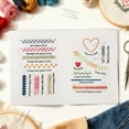 thumbnail image 2 of Embroidery-Stitch Book, 2026 New Portable All Scenario Embroidery-Stitch Book with Fabric Pages Embroiderystitch Books Linen Fabric with Professional Sewing Kit Beginner-Friendly, 2 of 6