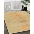 thumbnail image 2 of Ahgly Company Indoor Square Abstract Yellow Abstract Area Rugs, 4' Square, 2 of 6