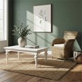 thumbnail image 1 of NovaSolo Table Basse Rectangulaire Provence en Bois, Blanc Pur, 1 of 6