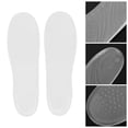 thumbnail image 4 of 1 par de 3/4 longitud plantillas arco transparente autoadhesiva antideslizante cojín plantillas ortopédicas para zapatos de tacones, 4 of 6