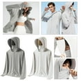 thumbnail image 4 of UV Protection Jacket with Detachable Brim Outdoor Sun Protection Clothing S1K9, 4 of 7