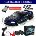 thumbnail image 1 of 1/64 2.4G High speed Drift Rc Car 4WD Remote Control Car Four Wheel Drive Radio Controlled Mini RTR Racing Model Boy Toy Gift, 1 of 7