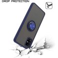 thumbnail image 6 of Xpression Cover for Motorola Moto G Stylus 5G 2024 Finger Ring Stand Holder Kickstand Hybrid Frosted Matte TPU Hard PC Frame Shock-Absorption Phone Case - Blue, 6 of 8