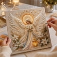thumbnail image 4 of Clearance! DIY Christmas Pearl Diamond Painting Art Kit with Frame, Christmas Pearl Beads Art Craft for DIY Lover Beginner for Home Wall Decor.#E, 4 of 4