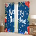 thumbnail image 4 of Manfei Cartoon Snowflake Tree Black Out Curtains, Happy New Year Curtains Pack of 2 (42x63 Each), Christmas Gift Bedroom Curtains, Curtains and Drapes Bedroom Decor, 4 of 6