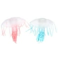 thumbnail image 1 of Bamboohart Simulation Méduse Rouge Plastique 2 Pcs 2.6x1.8in, 1 of 6