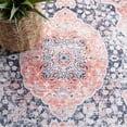 thumbnail image 6 of SAFAVIEH Saffron Ethelinda Floral Bordered Area Rug, Navy/Ivory, 8' x 10', 6 of 7