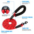 thumbnail image 2 of Dosaele  Heavy Duty Rope Dog Leash with Padded Handle  Reflective  6 FT Long for Small Medium Large Dogs（1/2”×6‘  Light Blue), 2 of 7