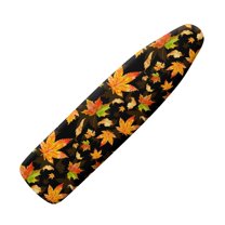 HELLHERO Standard Size Ironing Board Cover Protector Shell Maple leaf Ironing Board Covers with Cozy Nose Pocket Dirt-Resistant Household Iron Boards Covers