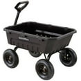 GroundWork GW8 Poly Dump Cart 1400 lb 8 cu. ft. Pneumatic Convertible