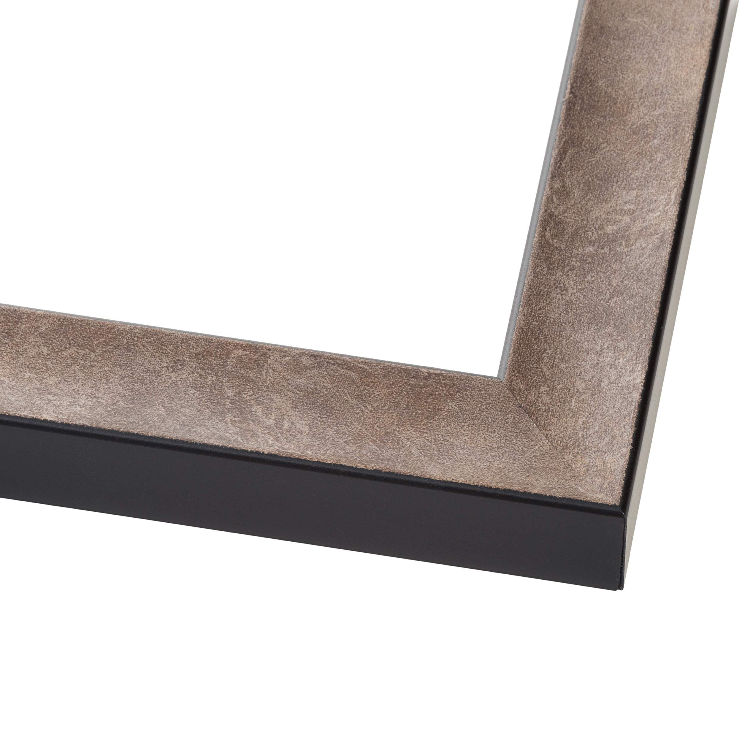 18x24 Frame Silver Real Wood Picture Frame Width 1.25 Inches | Interior Frame Depth 0.5 Inches |