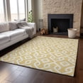 thumbnail image 6 of Addison Rugs Mayfield Washable Transitional Geometric Gold Rectangle Rug, 3' x 5', 6 of 6
