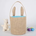thumbnail image 5 of Descuento Cesta de huevos Conejo de vacaciones Conejo Impreso Lona Regalo Llevar huevos Bolsa de dulces - Bolsa de conejito, Conejo, Bolsa de almacenamiento de conejito (Blanco) JAMW Sencillez, 5 of 5