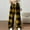 *Yellow, variant on ClodeEU Womens Plaid Fluffy Pajama Pants, Fuzzy Fleece Cozy Lounge Pants with Pockets ,Winter Warm Bottoms Black,Womens Plus S