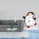 thumbnail image 2 of Reloj de pared con escultura de pingüino, estatua de resina, adorno de mesa, artesanía silenciosa, sin , diseño único, ideal para dormitorio o s, 2 of 8