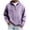 Tops-550Purple, variant on LEKWK Men's Sweatshirts and Hoodies Loose Fit Quarter Zip Pullover Hoodies Vintage Wash Kangaroo Pocket Casual Shirts Fall Outdoor Top