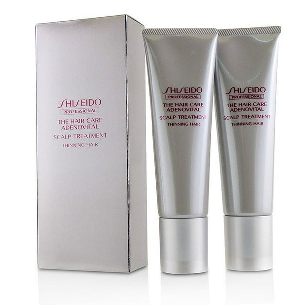 Shiseido Shiseido The Hair Care Adenovital Scalp Treatment For Thinning Hair 2x130g 4 4oz Walmart Com Walmart Com