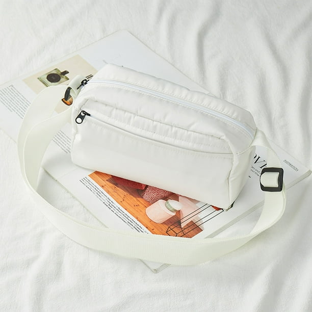 Mochila casual de hombro pequeño | Bolsa ligera de nylon y spandex | Bolso Rojo Blanco Versátil | Compacto 24x11x11 cm | 120g Correa Simple Portátil | Accesorio diario para desplazamientos